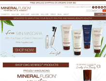 Tablet Screenshot of mineralfusion.com